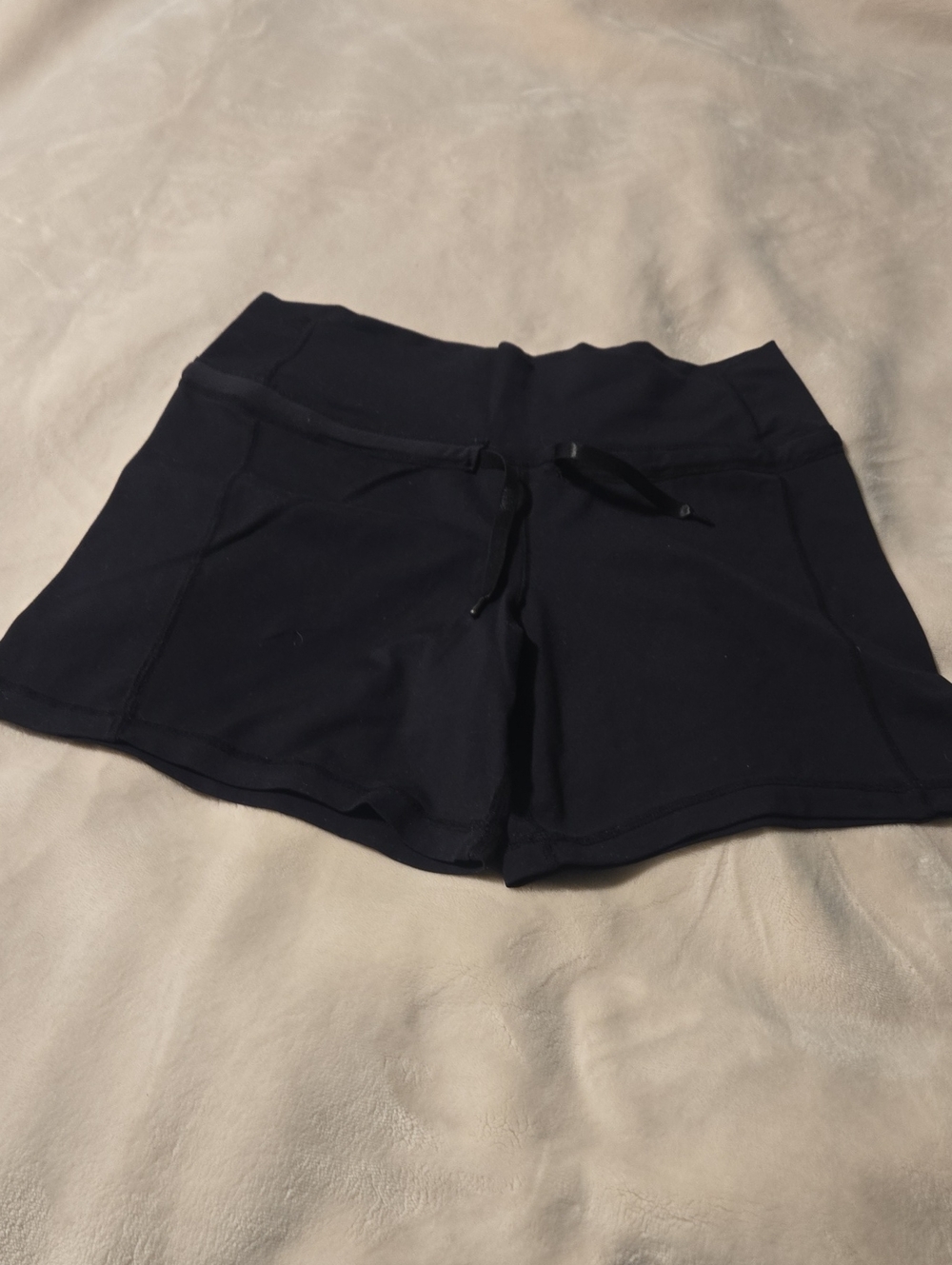 lululemon athletica Black Mid-Rise Athletic Shorts